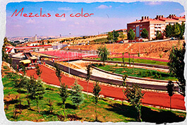 Mezclas bituminosas en color