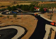 Ejecución de pista de circuito de karting en Ciudad Real