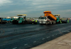Renovación del firme en la pista 18R-36L del Aeropuerto Adolfo Suárez (Madrid-Barajas)