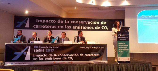 ASEFMA verifica que la conservación de carreteras reduce las emisiones de CO2 del transporte vial.