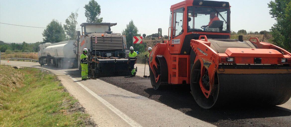 Carretera M-513 (Brunete) - Reciclado con emulsión