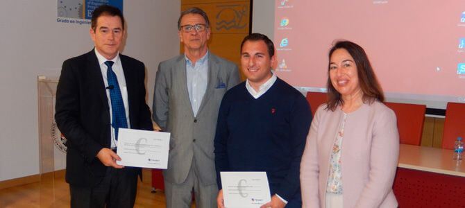 Entrega del décimo premio Trabit en la Escuela de Caminos de Ciudad Real