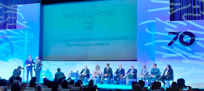 La Asociación Española de la Carretera otorga la Medalla de Honor a Jorge Ortiz Pavón, director general de Trabit