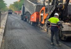 Inicio de las obras de la Operación Asfalto 2020 del Ayuntamiento de Madrid