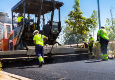 Trabajos de renovación del Anillo Verde Ciclista de Madrid