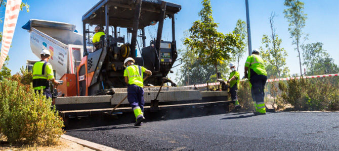 Trabajos de renovación del Anillo Verde Ciclista de Madrid