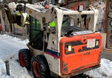 Limpieza de nieve tras la borrasca Filomena