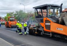 Inauguración de la Operación Asfalto 2022 del Ayuntamiento de Madrid