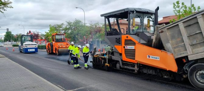 Inauguración de la Operación Asfalto 2022 del Ayuntamiento de Madrid