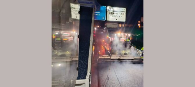 Finalizada la pavimentación de 15 km de la Autovía A-42 entre los pk 45  y 60, de la provincia de Toledo