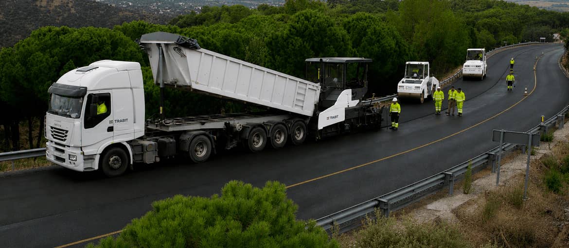 Carretera M-505 - Refuerzo con aglomerado asfáltico Carretera M-505 - Refuerzo con aglomerado asfáltico
